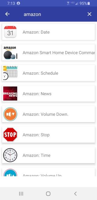 Amazon Search Example Screen